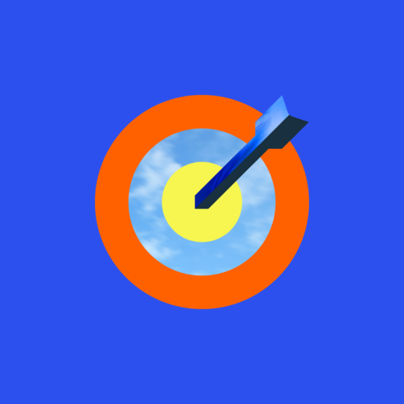 Illustration d'une cible représentant une cible commerciale
